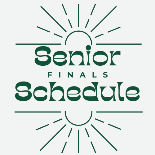Senior Final Schedule